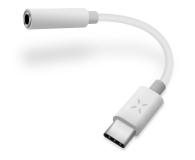 Przejściówka FIXED Adapter USB-C - minijack 3.5 W biały